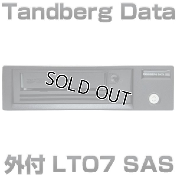 画像1: Tandberg Data LTO7 SAS HHシングルドライブ装置（外付） TD-LTO7xSA (1)