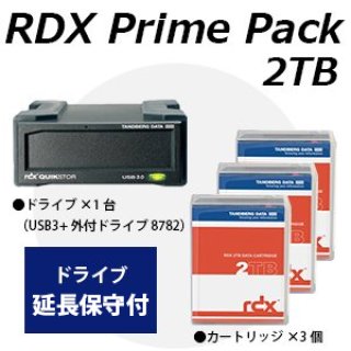 セット特価 RDX4000E｜Tandberg Data RDX エントリーパック 4TB RDX4000E